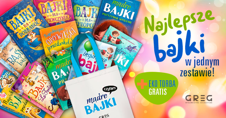 Najlepsze bajki w jednym zestawie! + torba gratis